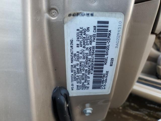 Photo 11 VIN: 4T1BG22K8VU758498 - TOYOTA CAMRY 