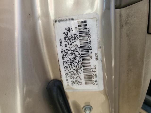 Photo 11 VIN: 4T1BG22K8WU851927 - TOYOTA CAMRY CE 