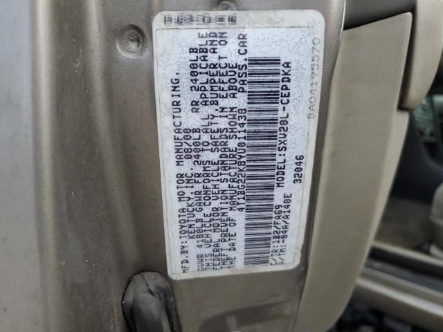 Photo 11 VIN: 4T1BG22K8YU011438 - TOYOTA CAMRY CE 