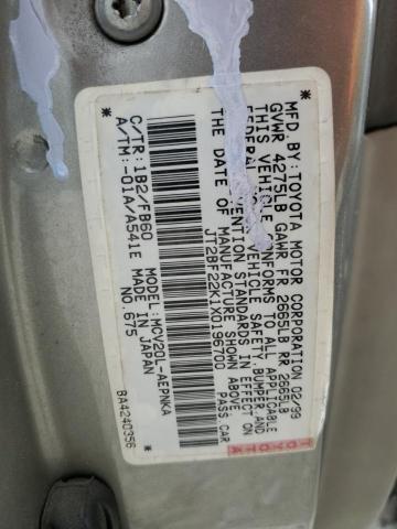 Photo 11 VIN: 4T1BG22K8YU680955 - TOYOTA CAMRY CE 