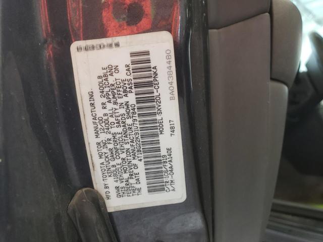 Photo 11 VIN: 4T1BG22K91U797840 - TOYOTA CAMRY CE 