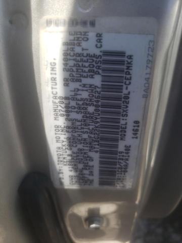 Photo 9 VIN: 4T1BG22K9YU004627 - TOYOTA CAMRY CE 