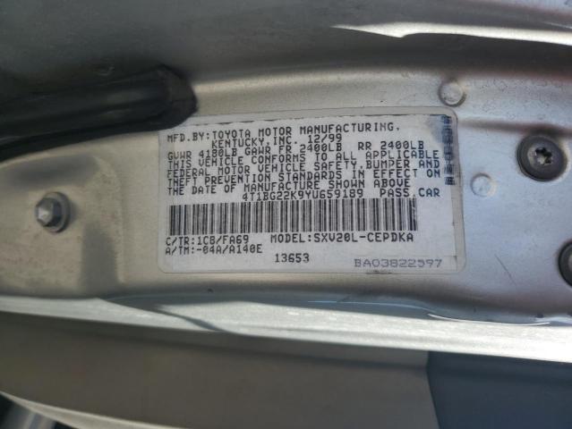 Photo 11 VIN: 4T1BG22K9YU659189 - TOYOTA CAMRY 