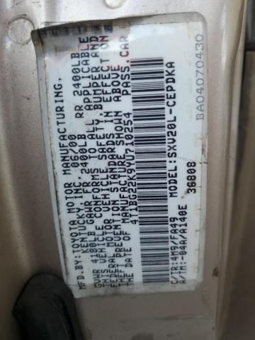 Photo 11 VIN: 4T1BG22K9YU710254 - TOYOTA CAMRY CE 