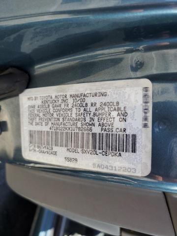 Photo 11 VIN: 4T1BG22KX1U782666 - TOYOTA CAMRY CE 