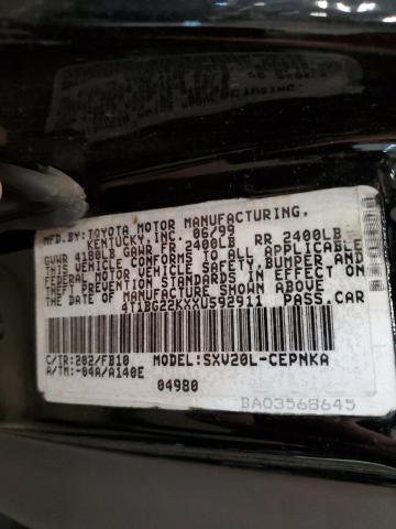 Photo 11 VIN: 4T1BG22KXXU592911 - TOYOTA CAMRY CE 