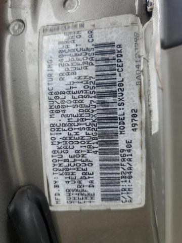 Photo 11 VIN: 4T1BG22KXYU715527 - TOYOTA CAMRY 