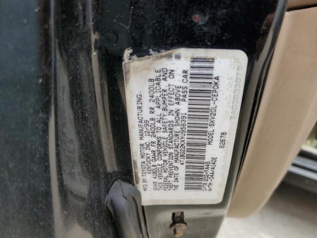 Photo 11 VIN: 4T1BG22KXYU956391 - TOYOTA CAMRY CE 