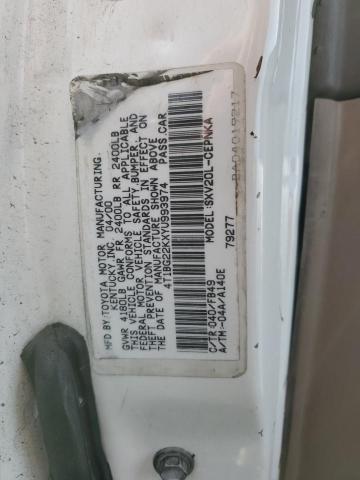 Photo 11 VIN: 4T1BG22KXYU993974 - TOYOTA CAMRY 