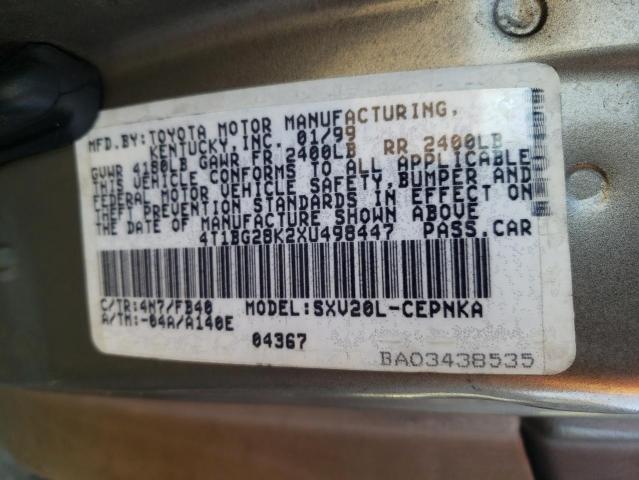 Photo 9 VIN: 4T1BG28K2XU498447 - TOYOTA CAMRY CE 