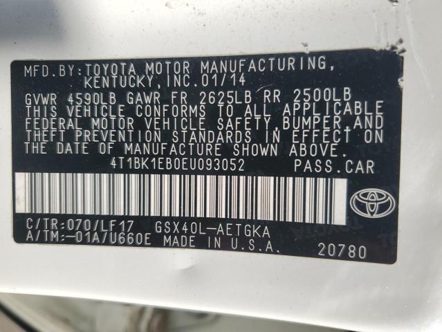 Photo 12 VIN: 4T1BK1EB0EU093052 - TOYOTA AVALON BAS 