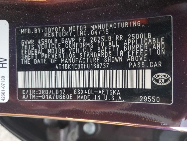 Photo 11 VIN: 4T1BK1EB0FU168737 - TOYOTA AVALON 