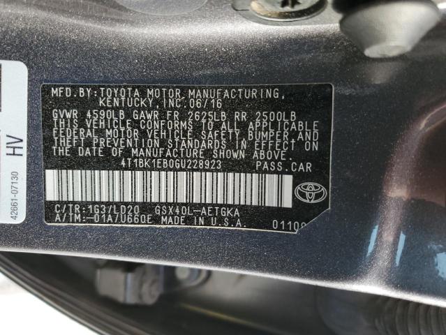 Photo 11 VIN: 4T1BK1EB0GU228923 - TOYOTA AVALON XLE 