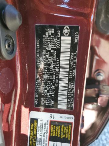 Photo 11 VIN: 4T1BK1EB0GU232647 - TOYOTA AVALON XLE 