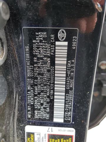 Photo 11 VIN: 4T1BK1EB1DU023252 - TOYOTA AVALON BAS 