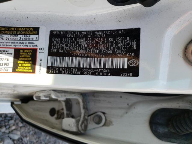 Photo 11 VIN: 4T1BK1EB1EU078799 - TOYOTA AVALON BAS 