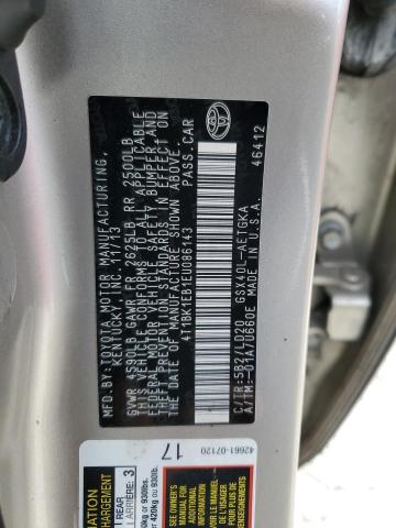 Photo 9 VIN: 4T1BK1EB1EU086143 - TOYOTA AVALON BAS 