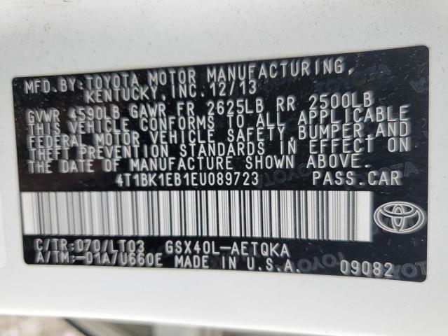 Photo 11 VIN: 4T1BK1EB1EU089723 - TOYOTA AVALON 