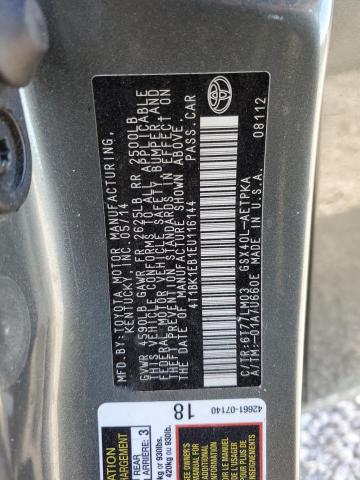 Photo 11 VIN: 4T1BK1EB1EU116144 - TOYOTA AVALON BAS 