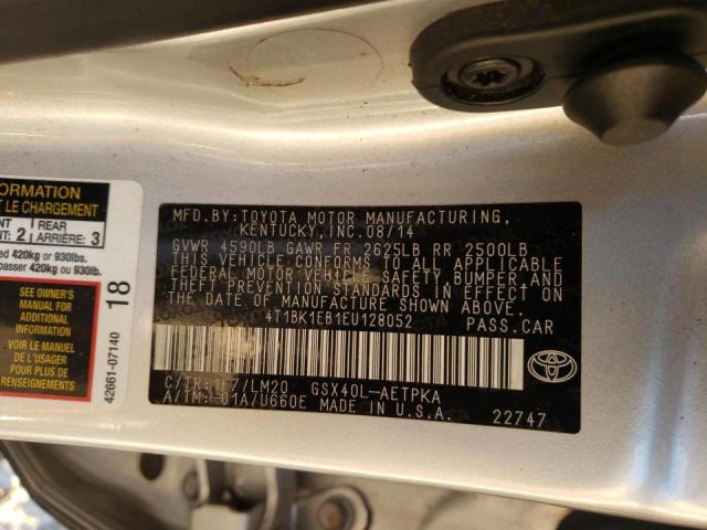 Photo 9 VIN: 4T1BK1EB1EU128052 - TOYOTA AVALON BAS 