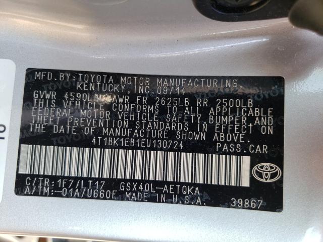 Photo 9 VIN: 4T1BK1EB1EU130724 - TOYOTA AVALON BAS 