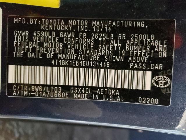 Photo 11 VIN: 4T1BK1EB1EU134448 - TOYOTA AVALON BAS 