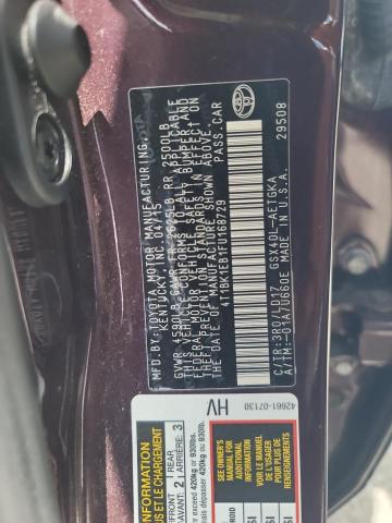 Photo 11 VIN: 4T1BK1EB1FU168729 - TOYOTA AVALON XLE 