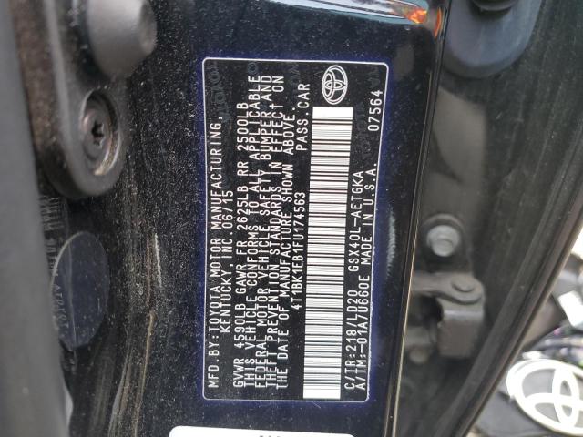 Photo 12 VIN: 4T1BK1EB1FU174563 - TOYOTA AVALON XLE 