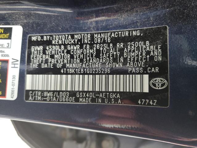 Photo 11 VIN: 4T1BK1EB1GU235296 - TOYOTA AVALON 