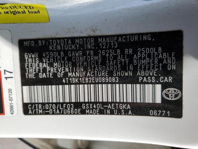 Photo 11 VIN: 4T1BK1EB2EU089083 - TOYOTA AVALON 