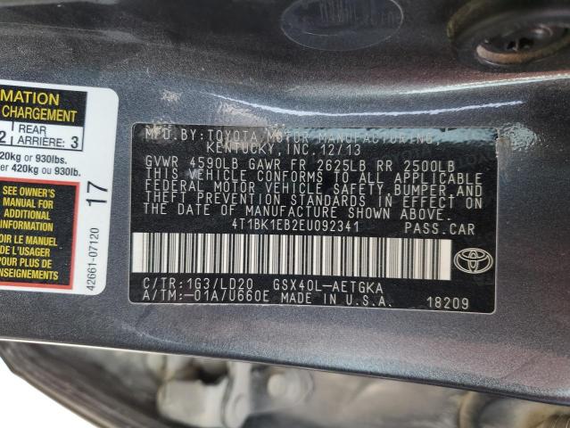 Photo 11 VIN: 4T1BK1EB2EU092341 - TOYOTA AVALON BAS 