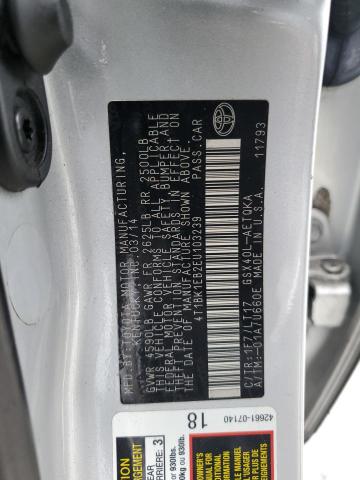 Photo 11 VIN: 4T1BK1EB2EU103239 - TOYOTA AVALON BAS 