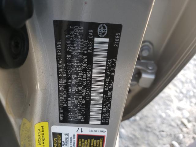 Photo 9 VIN: 4T1BK1EB2EU105783 - TOYOTA AVALON BAS 