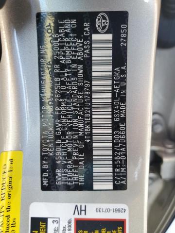 Photo 11 VIN: 4T1BK1EB2FU178797 - TOYOTA AVALON 