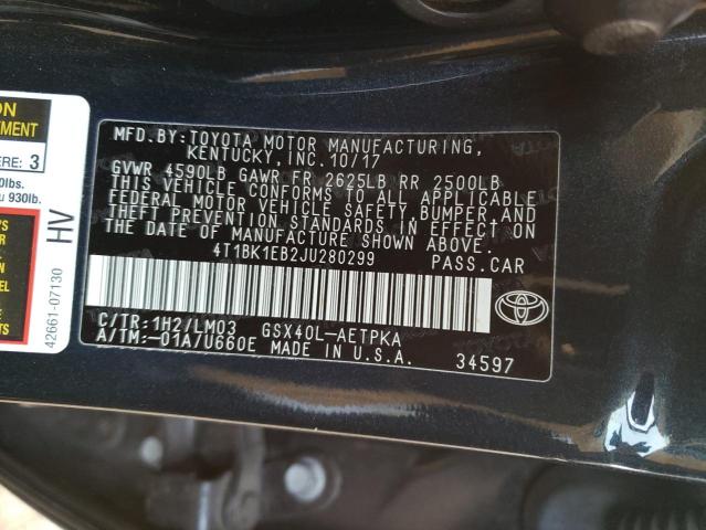 Photo 12 VIN: 4T1BK1EB2JU280299 - TOYOTA AVALON 