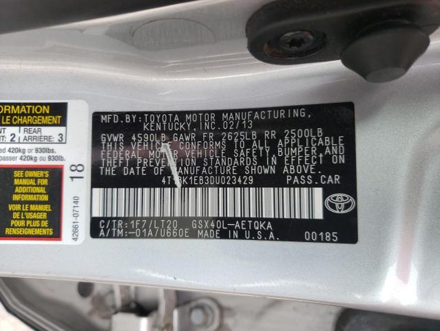 Photo 11 VIN: 4T1BK1EB3DU023429 - TOYOTA AVALON BAS 