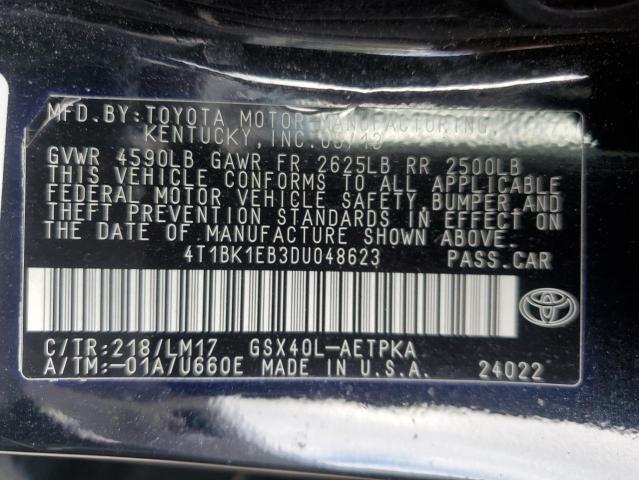 Photo 12 VIN: 4T1BK1EB3DU048623 - TOYOTA AVALON 