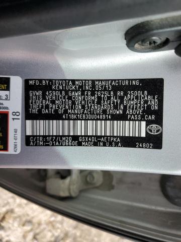 Photo 12 VIN: 4T1BK1EB3DU048914 - TOYOTA AVALON BAS 