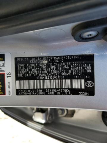 Photo 11 VIN: 4T1BK1EB3DU051750 - TOYOTA AVALON BAS 