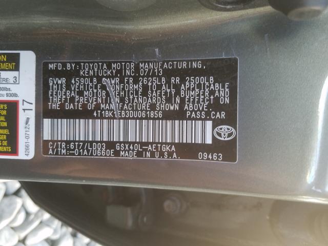 Photo 9 VIN: 4T1BK1EB3DU061856 - TOYOTA AVALON BAS 