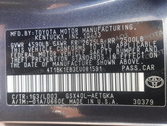 Photo 9 VIN: 4T1BK1EB3EU081591 - TOYOTA AVALON BAS 