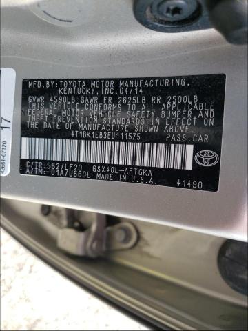 Photo 9 VIN: 4T1BK1EB3EU111575 - TOYOTA AVALON BAS 