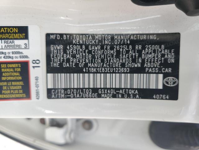 Photo 11 VIN: 4T1BK1EB3EU123693 - TOYOTA AVALON BAS 