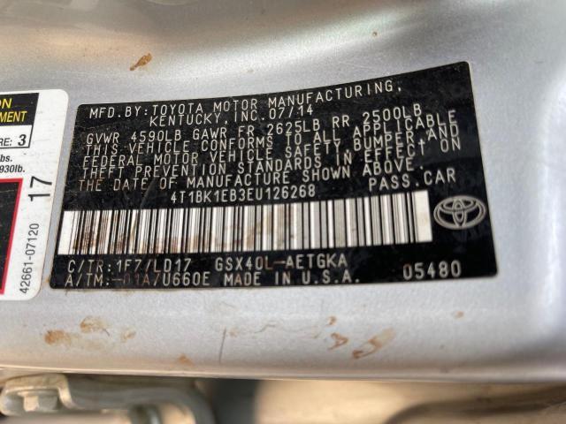 Photo 9 VIN: 4T1BK1EB3EU126268 - TOYOTA AVALON BAS 