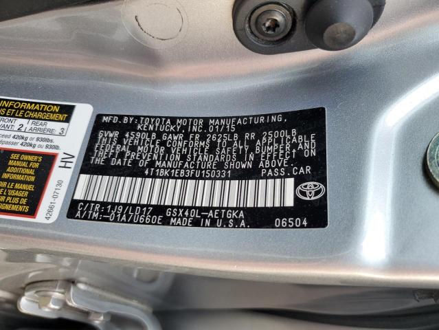 Photo 11 VIN: 4T1BK1EB3FU150331 - TOYOTA AVALON XLE 