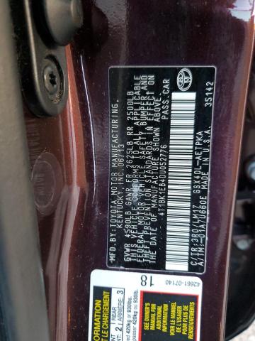 Photo 11 VIN: 4T1BK1EB4DU052776 - TOYOTA AVALON BAS 