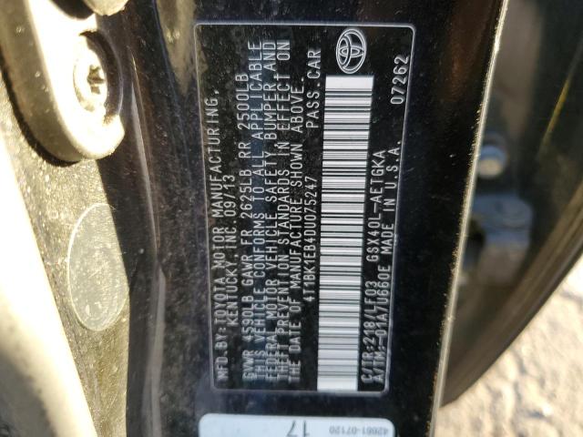 Photo 11 VIN: 4T1BK1EB4DU075247 - TOYOTA AVALON BAS 