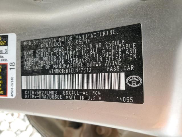 Photo 11 VIN: 4T1BK1EB4EU117613 - TOYOTA AVALON 