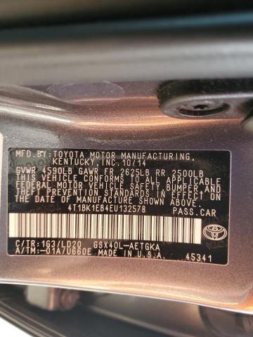 Photo 12 VIN: 4T1BK1EB4EU132578 - TOYOTA AVALON BAS 