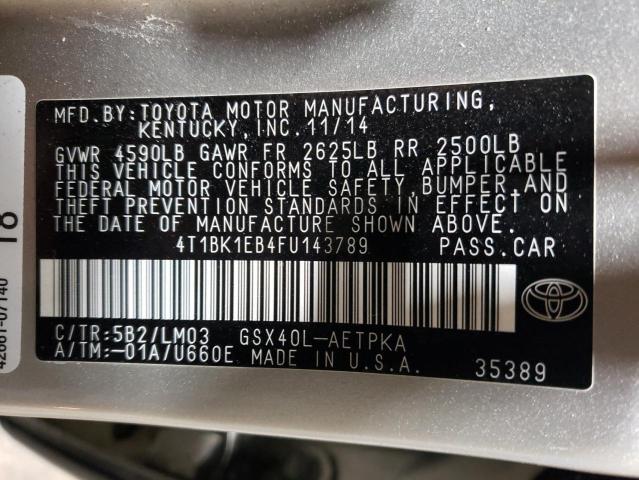 Photo 11 VIN: 4T1BK1EB4FU143789 - TOYOTA AVALON XLE 